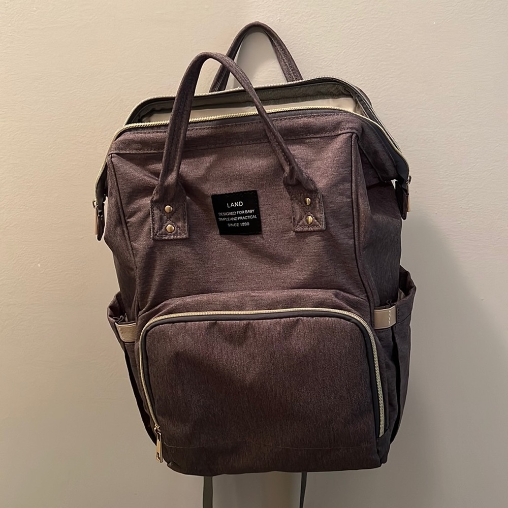 Backpack diaper bag